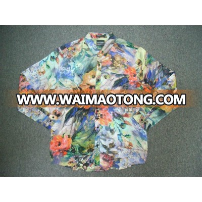 Polyester/Cotton Mens printed shirt